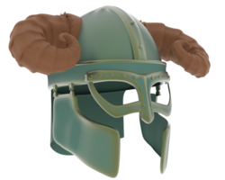 Gladiator helmet isolated on background. 3d rendering - illustration png