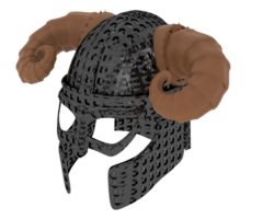 medieval casco aislado en antecedentes. 3d representación - ilustración png