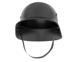 War helmet isolated on background. 3d rendering - illustration png