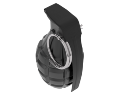 hand- granaat geïsoleerd Aan achtergrond. 3d renderen - illustratie png