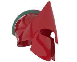 Gladiator helmet isolated on background. 3d rendering - illustration png