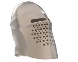 médiéval casque isolé sur Contexte. 3d le rendu - illustration png