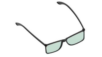 Soleil des lunettes isolé sur Contexte. 3d le rendu - illustration png