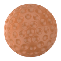 Golf Ball isoliert auf Hintergrund. 3d Rendern - - Illustration png