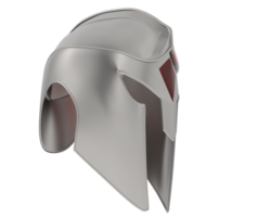 Medieval helmet isolated on background. 3d rendering - illustration png