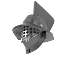 Medieval helmet isolated on background. 3d rendering - illustration png