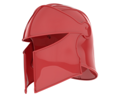 Knight helmet isolated on background. 3d rendering - illustration png