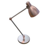 modern skrivbord lampa isolerat på bakgrund. 3d tolkning - illustration png