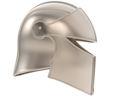 Knight helmet isolated on background. 3d rendering - illustration png