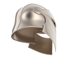 Knight helmet isolated on background. 3d rendering - illustration png