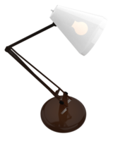 modern skrivbord lampa isolerat på bakgrund. 3d tolkning - illustration png