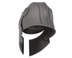 Knight helmet isolated on background. 3d rendering - illustration png