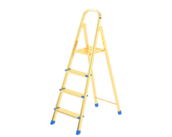 Personal ladder isolated on background. 3d rendering - illustration png