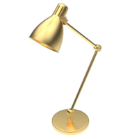 Modern desk lamp isolated on background. 3d rendering - illustration png