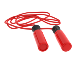 Jump rope isolated on background. 3d rendering - illustration png