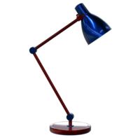 Modern desk lamp isolated on background. 3d rendering - illustration png