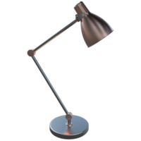 Modern desk lamp isolated on background. 3d rendering - illustration png