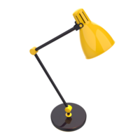 Modern desk lamp isolated on background. 3d rendering - illustration png