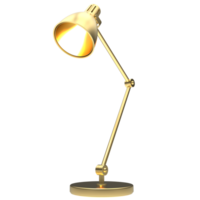 modern skrivbord lampa isolerat på bakgrund. 3d tolkning - illustration png