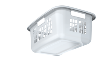 Laundry basket isolated on background. 3d rendering - illustration png