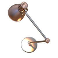 Modern desk lamp isolated on background. 3d rendering - illustration png