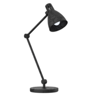 modern skrivbord lampa isolerat på bakgrund. 3d tolkning - illustration png