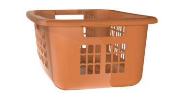 Laundry basket isolated on background. 3d rendering - illustration png