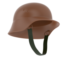 War helmet isolated on background. 3d rendering - illustration png