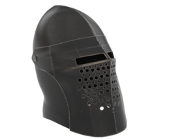 Medieval helmet isolated on background. 3d rendering - illustration png