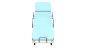 Medical stretcher isolated on background. 3d rendering - illustration png