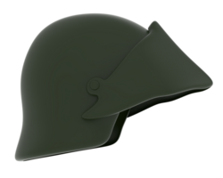 Medieval helmet isolated on background. 3d rendering - illustration png