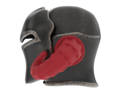 gladiateur casque isolé sur Contexte. 3d le rendu - illustration png