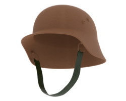 War helmet isolated on background. 3d rendering - illustration png