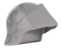 middeleeuws helm geïsoleerd Aan achtergrond. 3d renderen - illustratie png