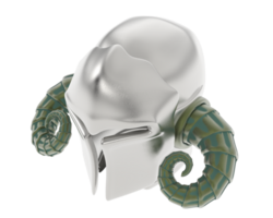 gladiateur casque isolé sur Contexte. 3d le rendu - illustration png