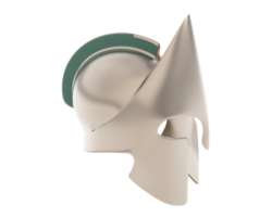 Medieval helmet isolated on background. 3d rendering - illustration png