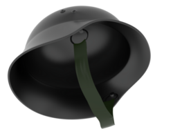 War helmet isolated on background. 3d rendering - illustration png