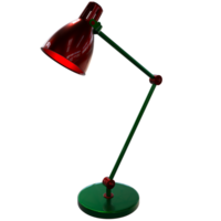 Modern desk lamp isolated on background. 3d rendering - illustration png