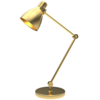 modern skrivbord lampa isolerat på bakgrund. 3d tolkning - illustration png