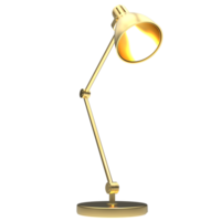 modern skrivbord lampa isolerat på bakgrund. 3d tolkning - illustration png