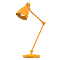 Modern desk lamp isolated on background. 3d rendering - illustration png