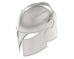Knight helmet isolated on background. 3d rendering - illustration png