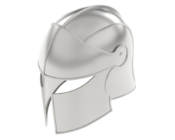 Ritter Helm isoliert auf Hintergrund. 3d Rendern - - Illustration png