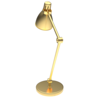 modern skrivbord lampa isolerat på bakgrund. 3d tolkning - illustration png