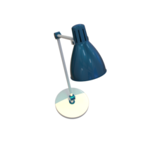 Modern desk lamp isolated on background. 3d rendering - illustration png