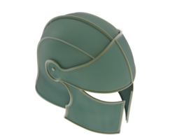 Knight helmet isolated on background. 3d rendering - illustration png