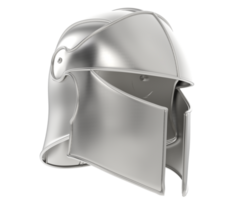 cavaleiro capacete isolado em fundo. 3d Renderização - ilustração png
