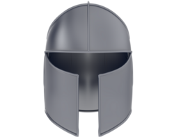 Knight helmet isolated on background. 3d rendering - illustration png