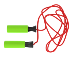 Jump rope isolated on background. 3d rendering - illustration png