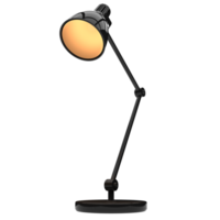 Modern desk lamp isolated on background. 3d rendering - illustration png